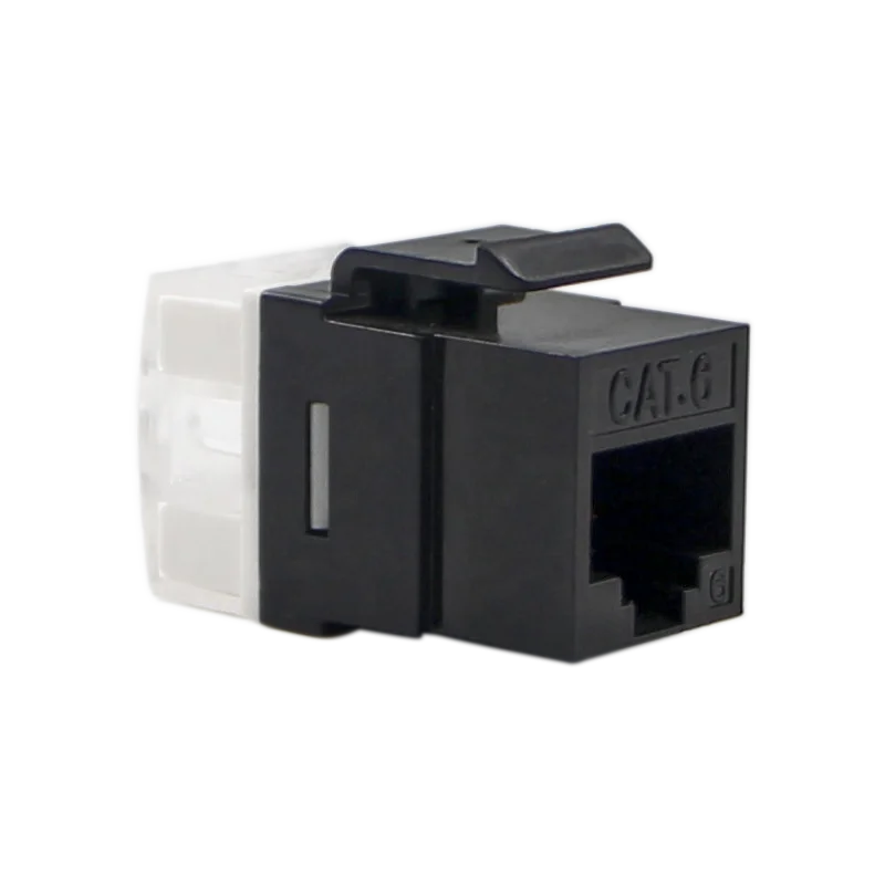 Wholesale utp cat5e cat6 keystone tooless jack  180 degree  female rj45 modular jack