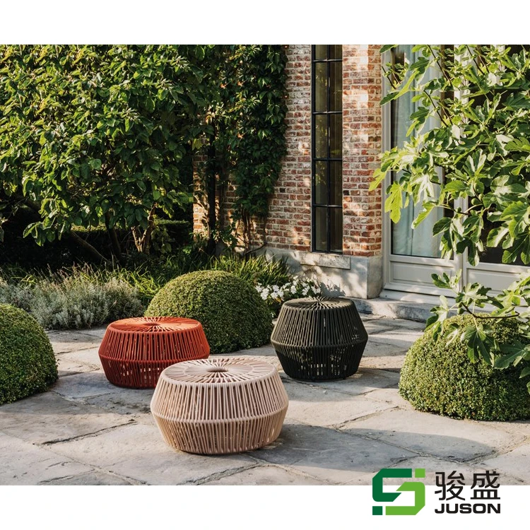 Wholesale patio wicker tea table coffee furniture garden  set  outdoor rattan side table