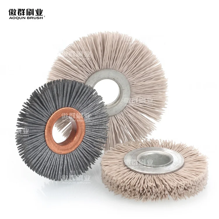 Small Diameter Wire Wheels Brush With Copper Centers