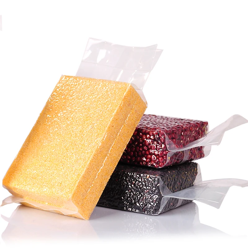  Прозрачные пластиковые пакеты для пищевых продуктов на заказ вакуумные риса 5