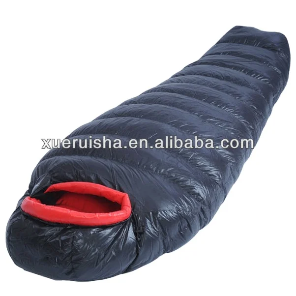 90% white duck down mummy sleeping bag outdoor camping sleeping bag