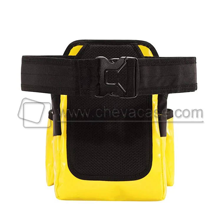 Factory Customized Adjustable Tarpaulin PVC Waist Pouch Tool Belt Bag