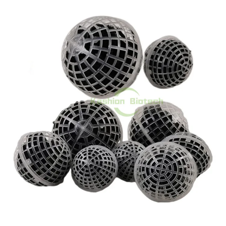 Hot Selling PE Material 80mm 100mm Spherical Bio Ball Filter Supplier