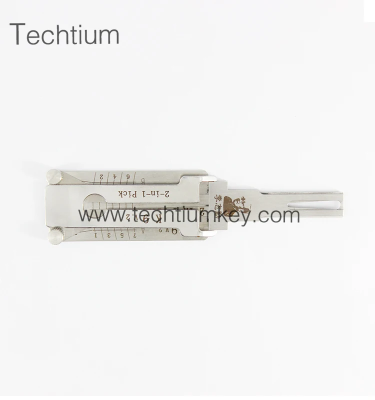 best quality car locksmith tools Original Lishi 2 in 1 pick and decoder Korean K ia K9 Lishi tools