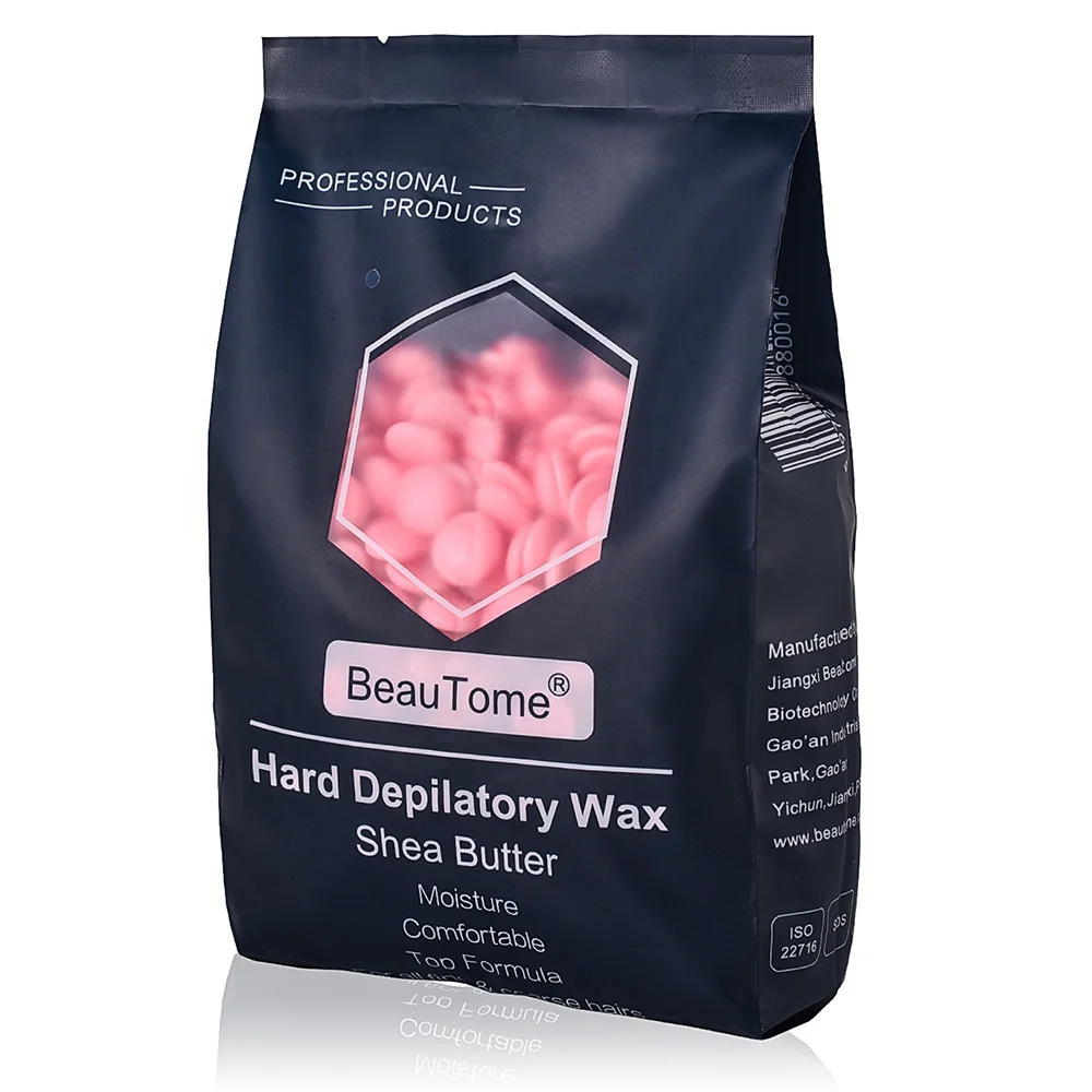  BeautoMe | 300 г профессиональная безболезненная 150 Золотая Органическая полоса восковая бусина горячие твердые восковые