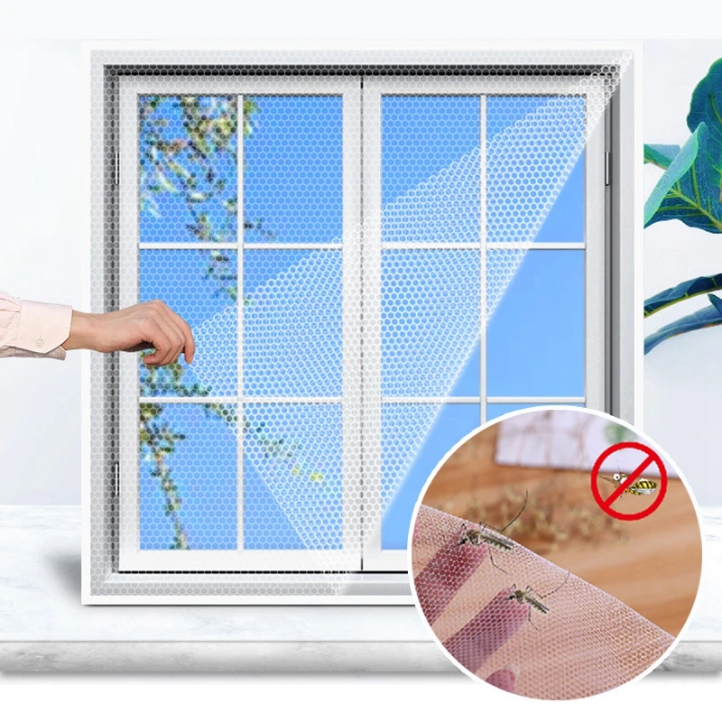 Экран окна самоклеящийся регулируемый DIY экран насекомых с самоклеящейся лентой