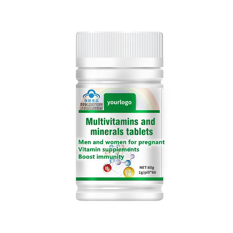 Multi Vitamins Vitamin B Trace Elements Pills Chewable Tablets healthcare supplement