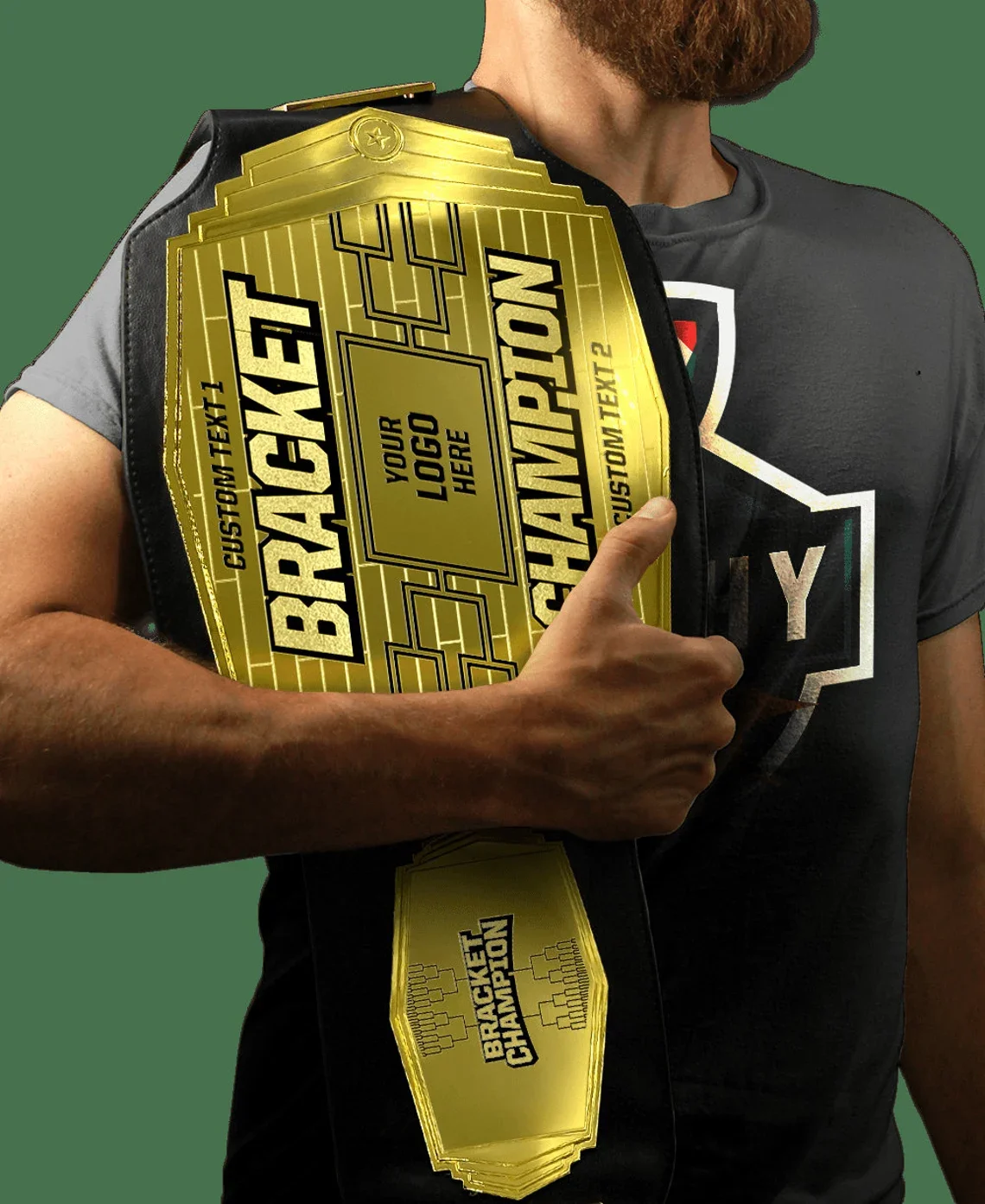 Custom Championship belt High quality metal leather Gold Belt Wrestling Football baseball Softball Hockey bowling Wrestling