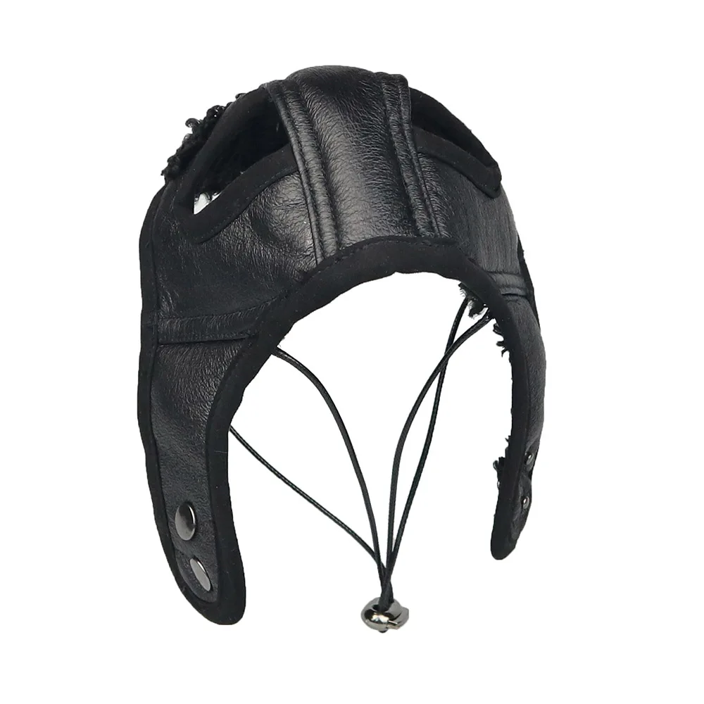 Low MOQ Customized Windproof Pet Pilot Visor Hat with Ear Holes for Small Dogs