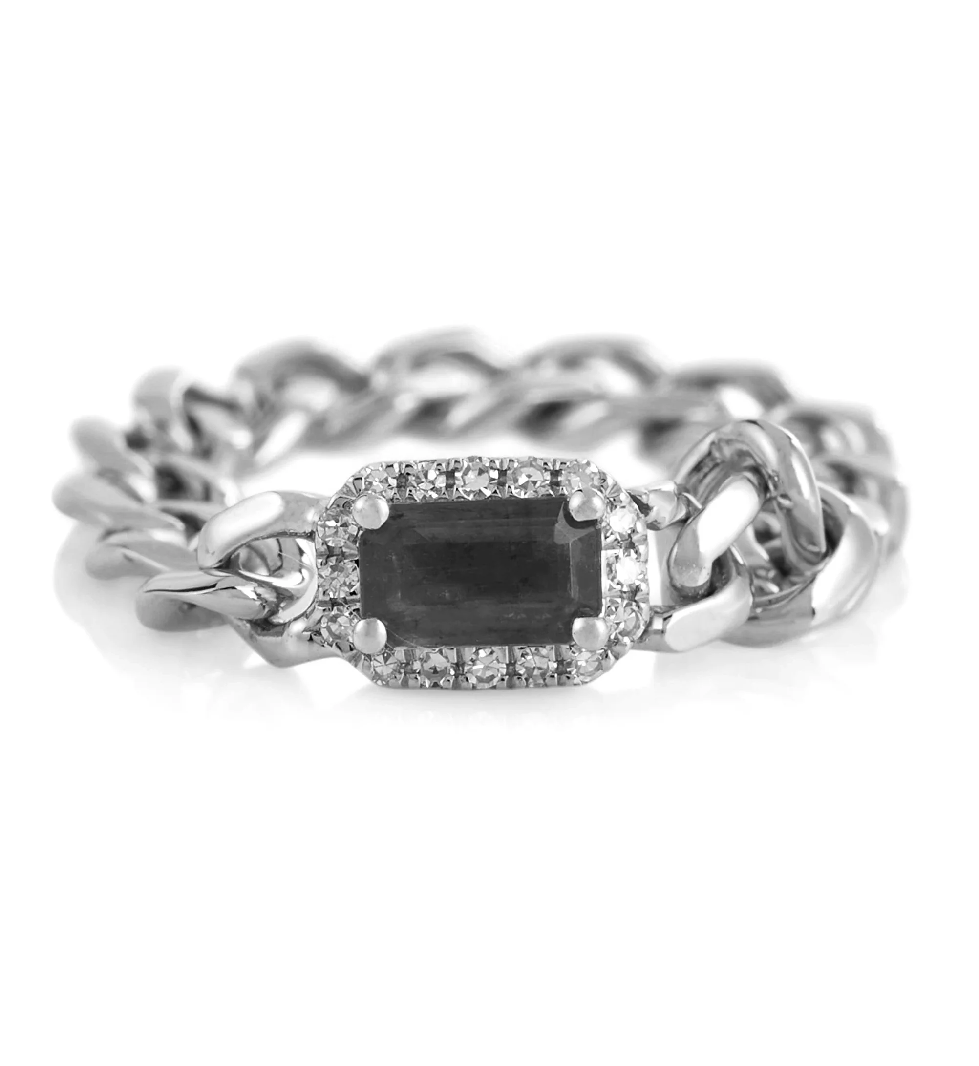 Milskye perfect jewelry for women fashion fine 925 silver 18k gold baby link diamonds emerald rings