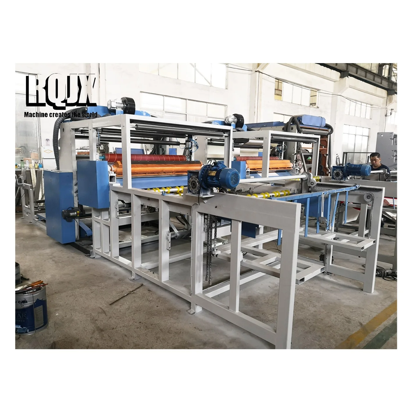 plastic Expandable Polyethylene bag cutting and sealing woven bag making machine
