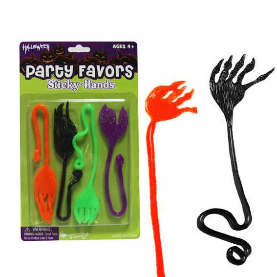 Promotion Gift Finger Wacky Funny Big Size Soft Toy TPR Stretch Toys Sticky Monster Hand With Yoyo