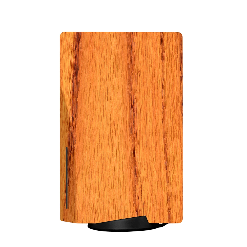 Wood Style Anti Scratch Console Cover For PS5 Disc Edition Replacement Plate Shell for PS5 Console