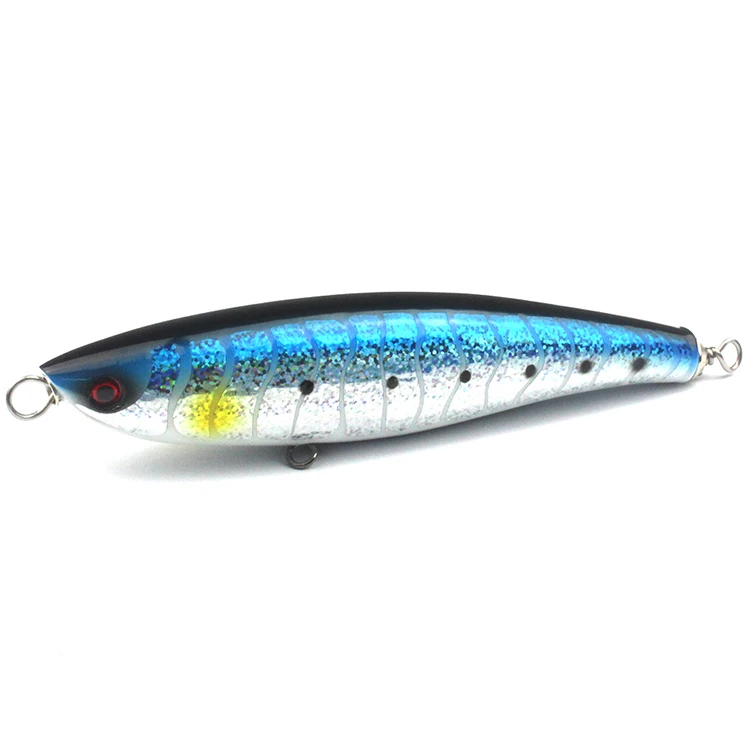 Sinking Tuna GT Fishing Lures Stickbait Sea Timber Wood Fishing Lure