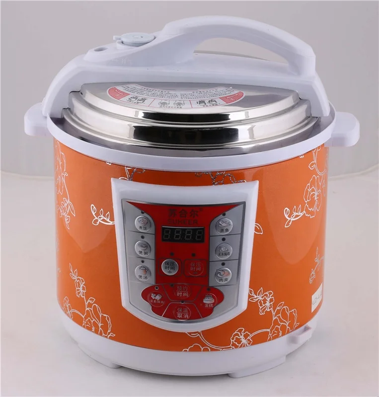 Wholesale Household Industrial 6L Electric SS Hot Pot Rice Pressure Cooker Multi Function Pressure Cooker with free sample