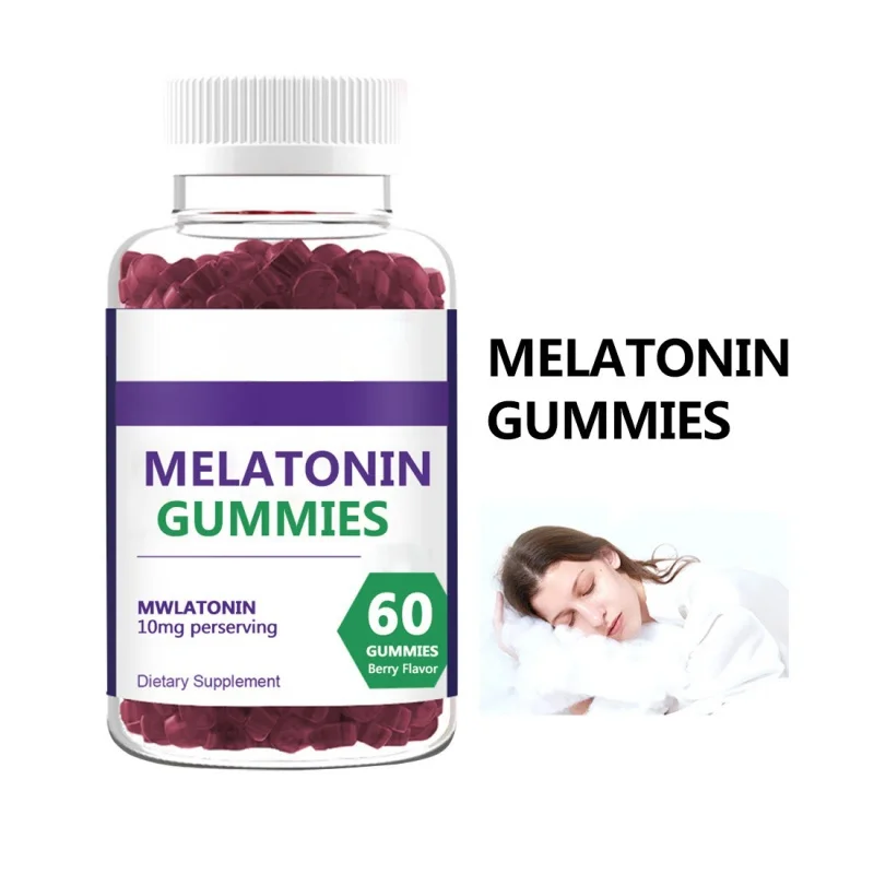 OEM Hot Selling factory direct sale high quality Melatonin gummies,60 counts