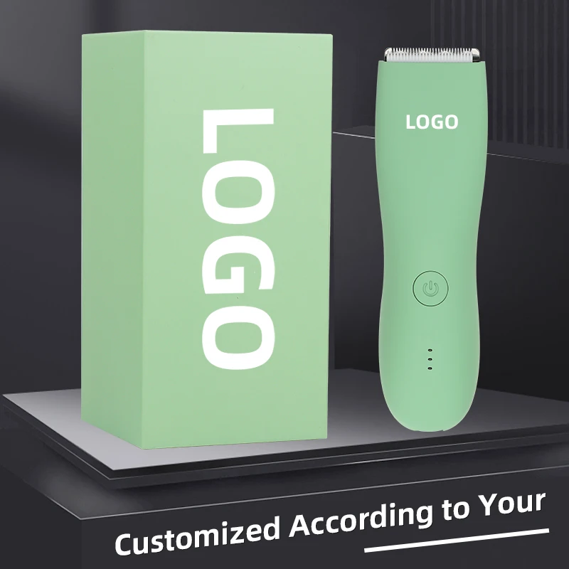 Best Quality Waterproof Wet Dry Electric Body Groomer Kit Safe Ball Shaver Groin Hair Trimmer for Men