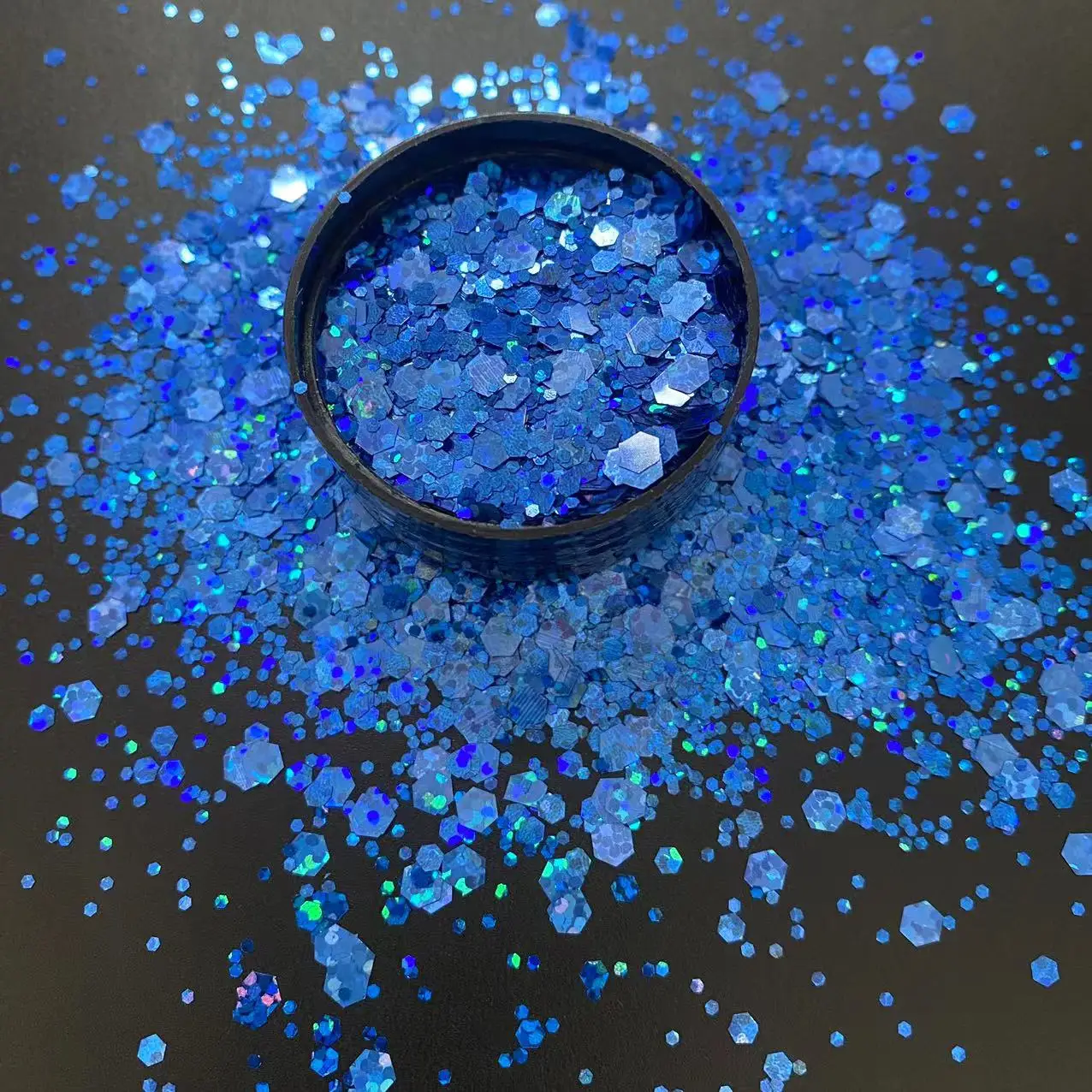 Chunky Mixed Sequins Bulk Color Shifting Glitter Iridescent Glitter Powder Bulk