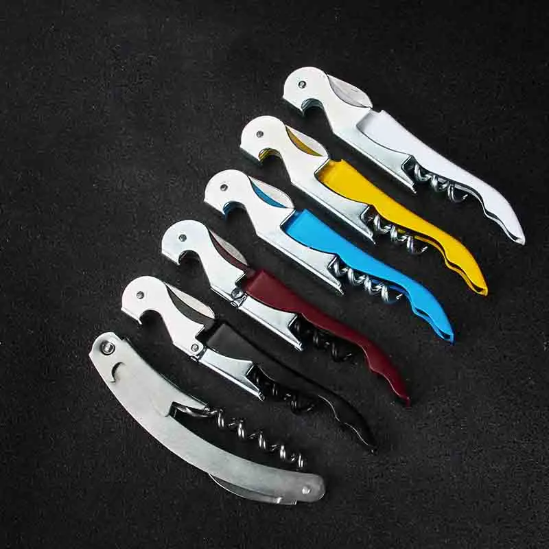 Promotion Multi-functional Wine Opener Wooden Rosewood Seahorse Knife Bottle Opener Stainless Steel Bottle Opener