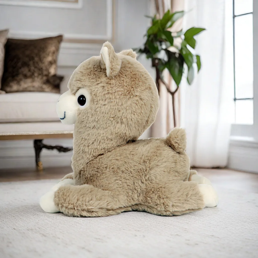 100% corn cotton more safer soft kawaii cute plushie peluche animal alpaca doll throw pillow stuffed alpaca plush toy
