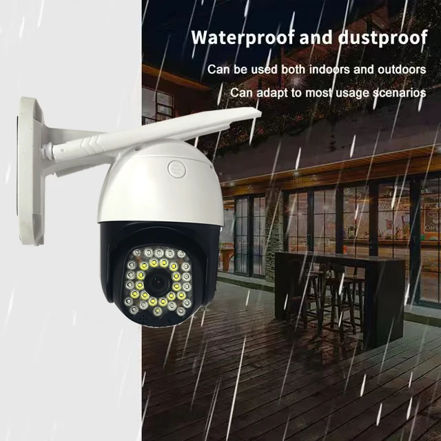New 8K 8mp 4k ip camera outdoor wifi 10X Zooming Wireless Cctv Camera Waterproof Four Lens Night Vision wifi security cameras