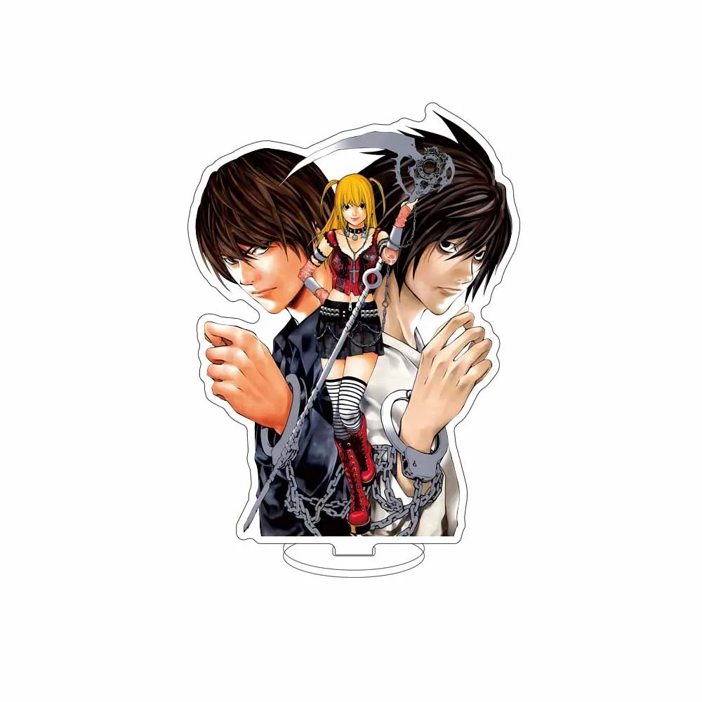 25 стиль оптовая продажа 15 см предсмертная записка Ryuk /Yagami свет мультяшный персонаж аниме акриловая подставка