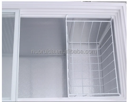 12V DC solar deep chest freezer with battery powered freezer solar refrigerator with solar panel