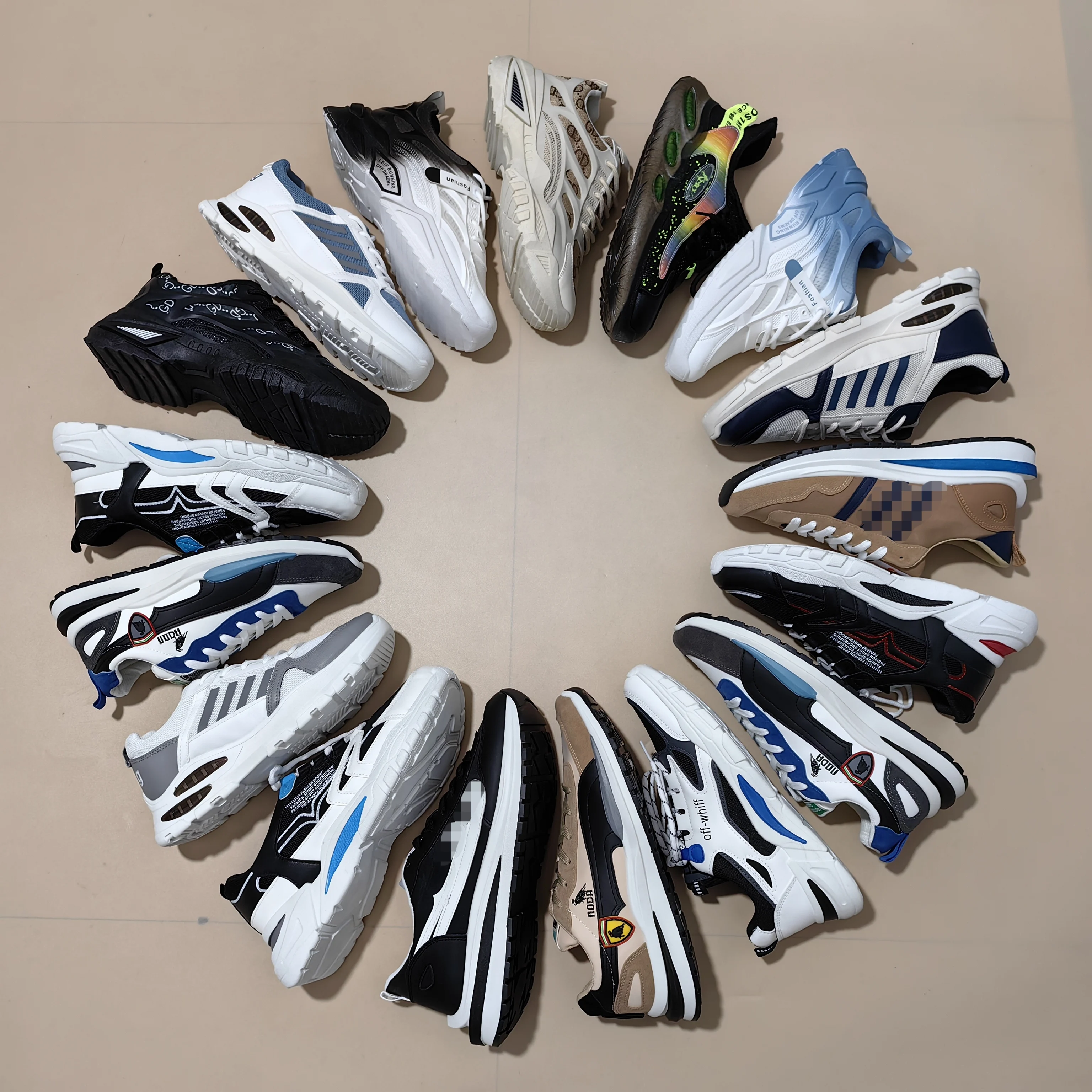 M1731 Fast Delivery men sports casual shoes fashion sneakers mixed type for mens used shoes stock