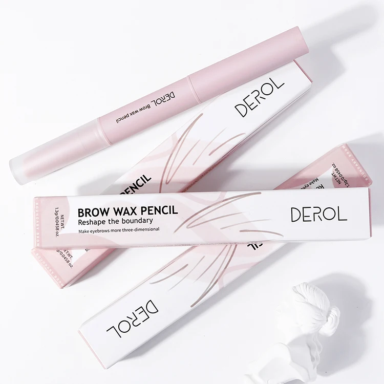 Hot Sale Vegan Natural Soap Brow Wax Pencil Private Label Brow Wax Stick Wholesale Brow Wax Pen