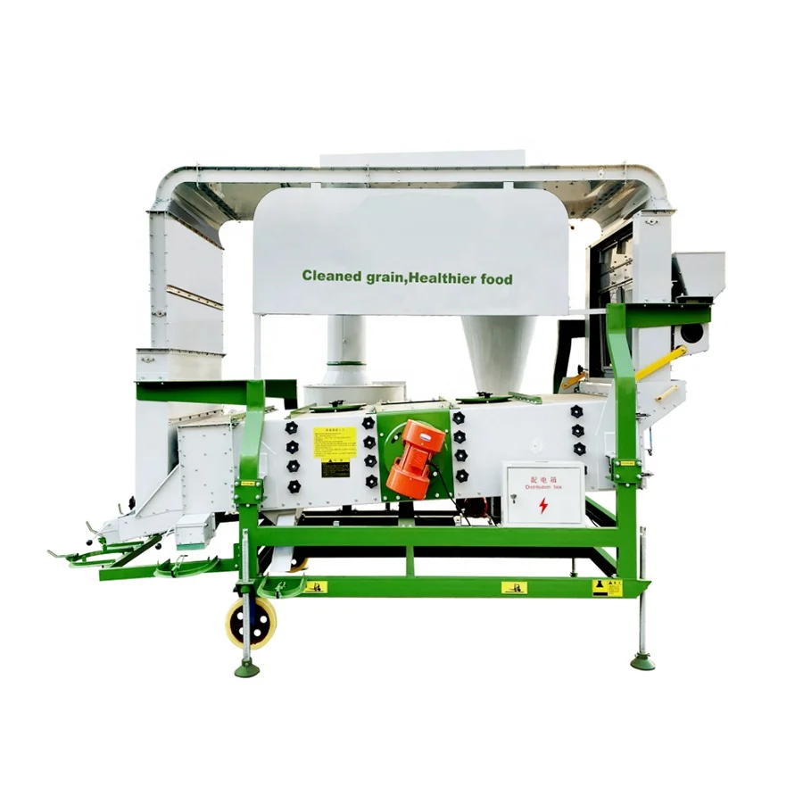 Large Capacity Paddy Soybean Mobile Grain Seed Cleaner And Grader