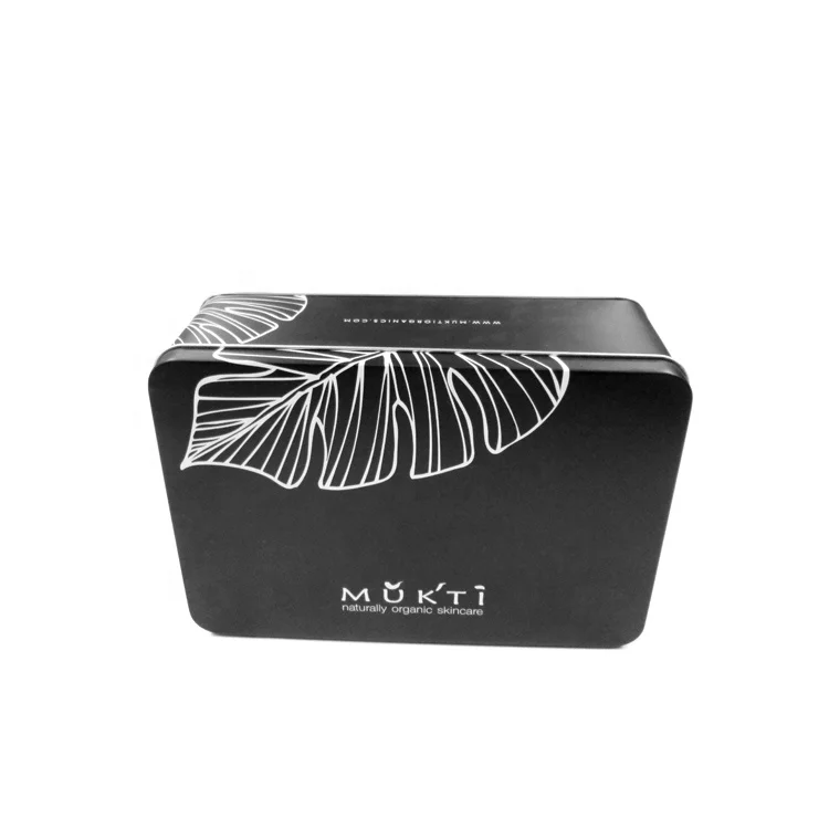 Большая прямоугольная подарочная жестяная коробка на заказ