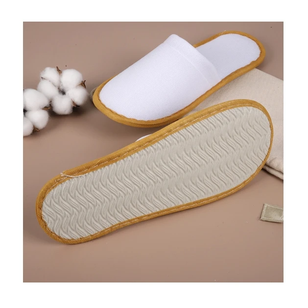 Wholesale reliable quality hotel comfortable slippers closed toe slippers hotel travel disposable slippers