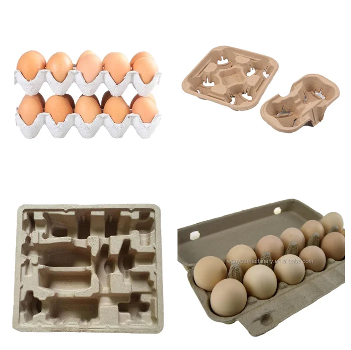 2000pcs per hour capacity rotary large capacity China Egg Carton Box Forming Machine