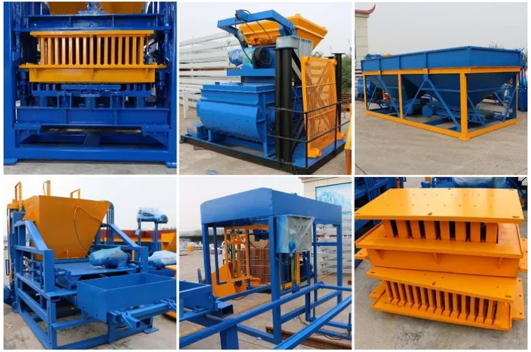 Donyue QT4-15 automatic concrete block production line concrete cement sand fly ash hollow solid brick making machine price list