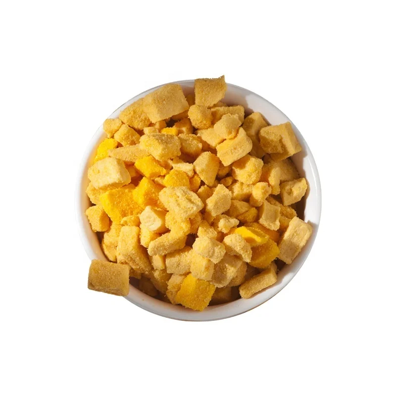 Hot Sale Flavor Tea Freeze Dried Mango Slice,Cube For 100% Fruit Tea Wholesale Cheap And OEM Professional
