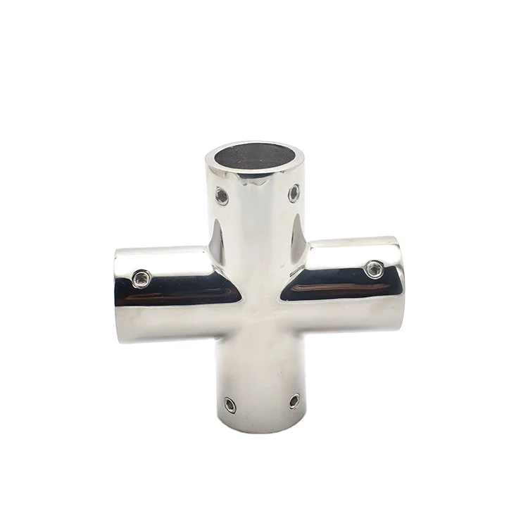 Popular stainless steel 316 cross tee pipe fitting butt fusion equal cross four way tee pipe fittings