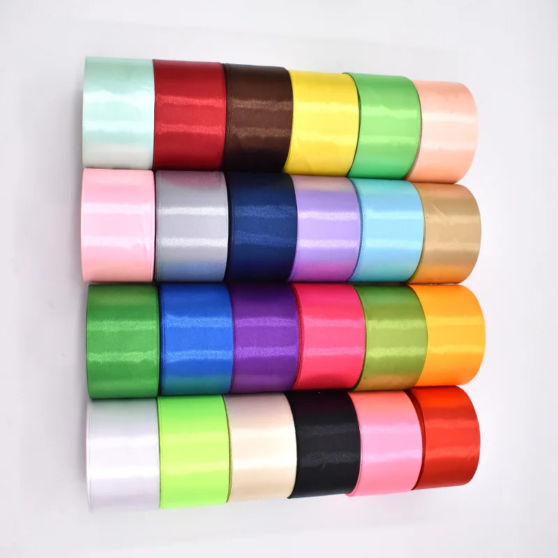 5cm Imported competitive price 2 inch gold custom printer printed magnetic gift box satin ribbon wrapping with logo for craft