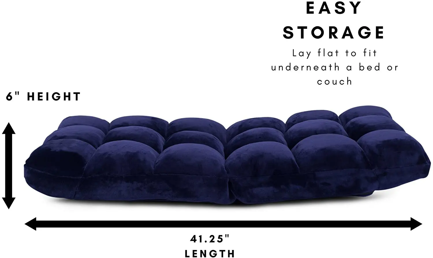 Sofa Lounge Japanese Floor Chair Leisure Recliner Chair 5 folding Position comfortable Gaming sofa with back support