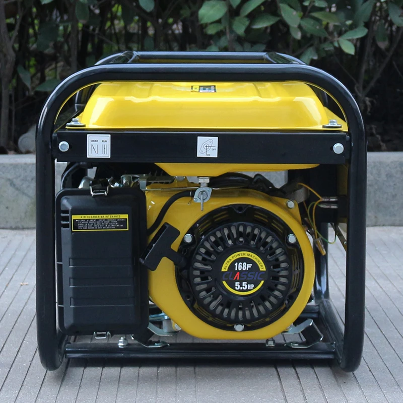 Bison Cheap Chinese 110 Volt Gasoline Generator 2.0 2.2Kw 6.5Hp Gasoline Engine Generator