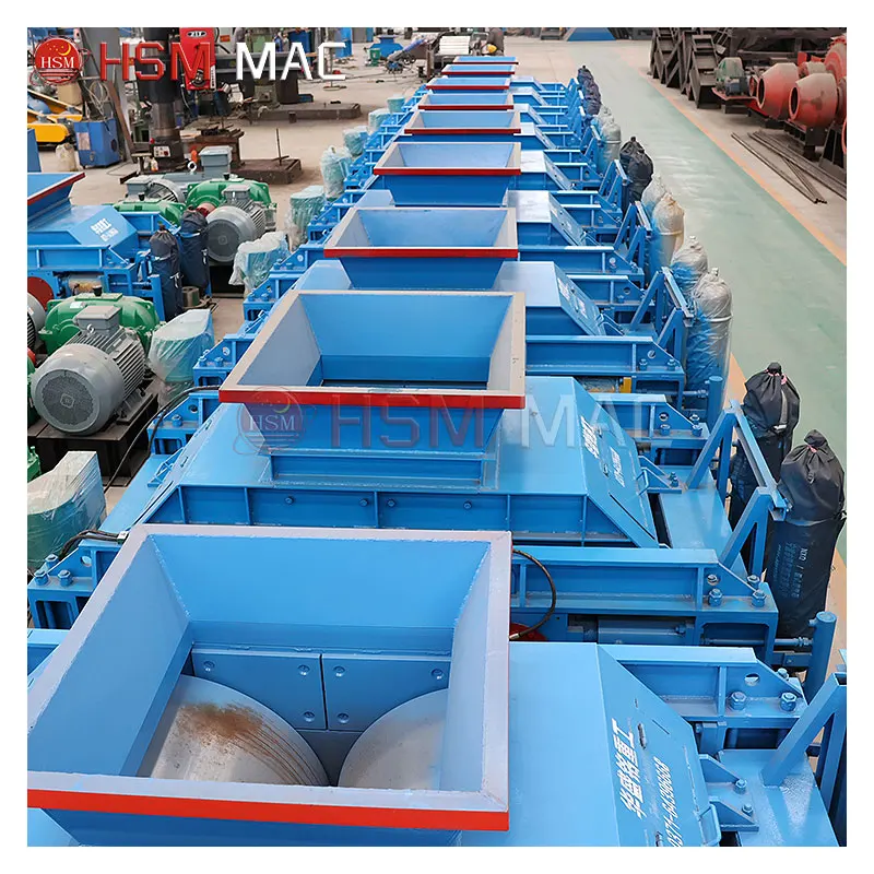 HSM CE cullet roller crusher sand crushing plant