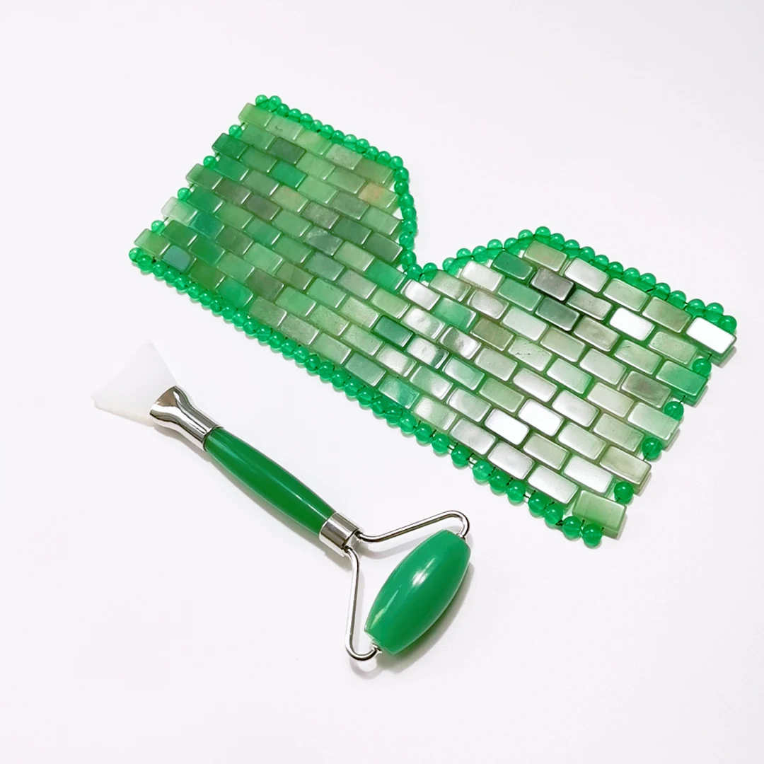 Eye Mask Maskeye Mulberry Green Aventurine Eye Mask Blindfold With Elastic Strap Soft Eye Cover Eyeshade For Night Sleeping Trav