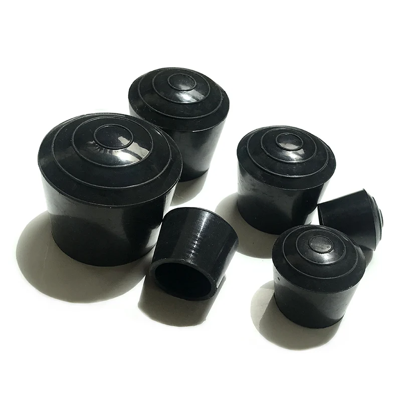 Rubber anti-slip furniture leg tips inside diameter 16mm furniture leg caps for chair feet round legs
