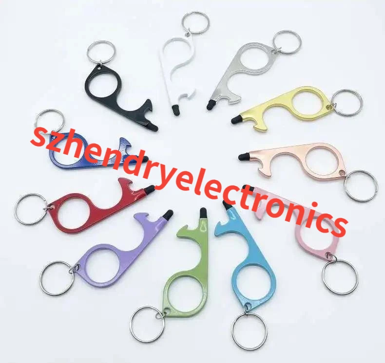 Wholesale Promotional Self Defense Keychain Set Accessories Supplies Car Leather Silicone Wristlet Self Defense Safety Keychain