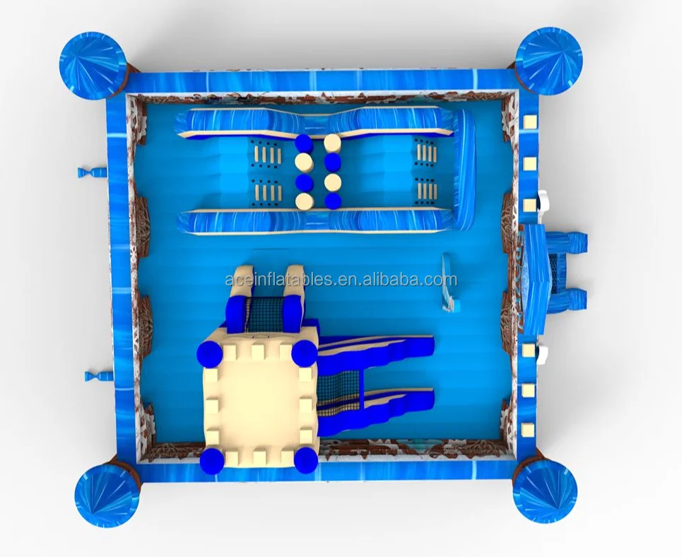 commercial kids amusement outdoor bouncy castle with slide fun city frozen princess theme inflatable playground