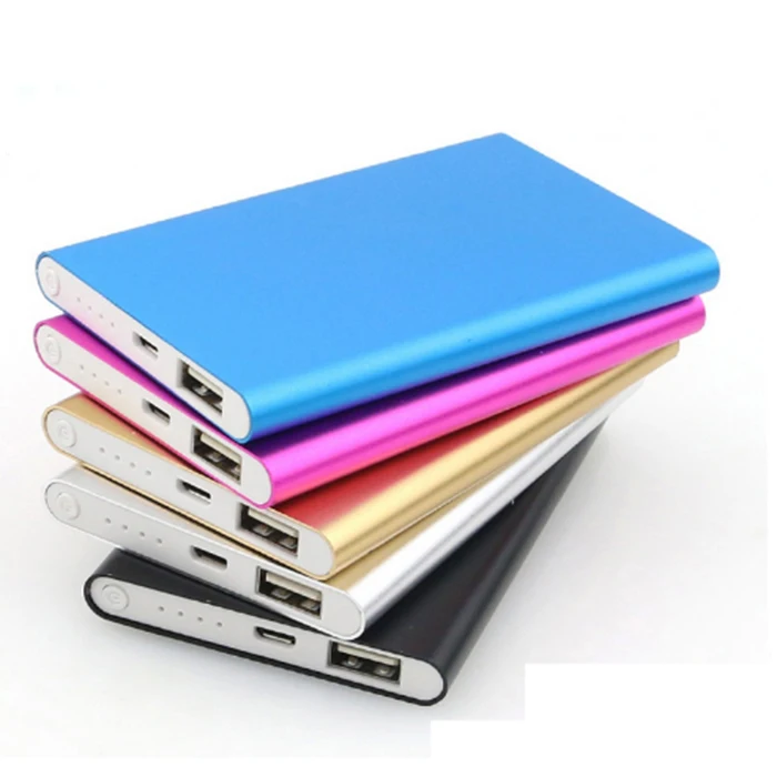 Factory OEM Super Slim Power Bank Outdoor Travel Power Banks 5000mAH  10000mah Universal Charger For Smartphone