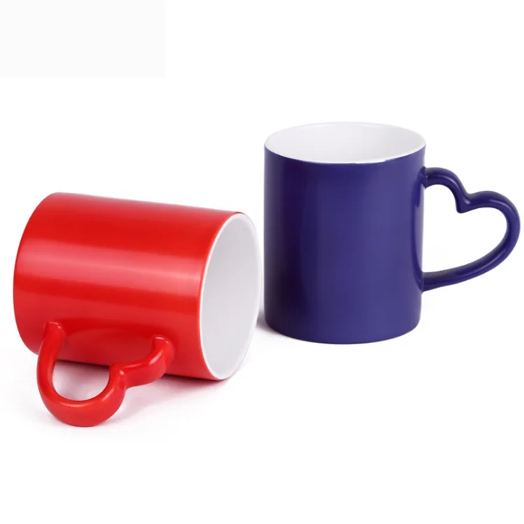 
ceramic cup coffee mug magic changing cups color changing for diy 