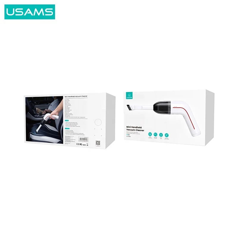 USAMS ZB253 Аккумуляторный автомобильный мини-пылесос высокой мощности 5500 Па