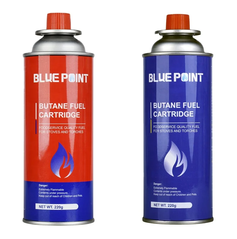 Wholesale China supplier pure Butane Gas Cartridges Portable Gas mini Camping gas