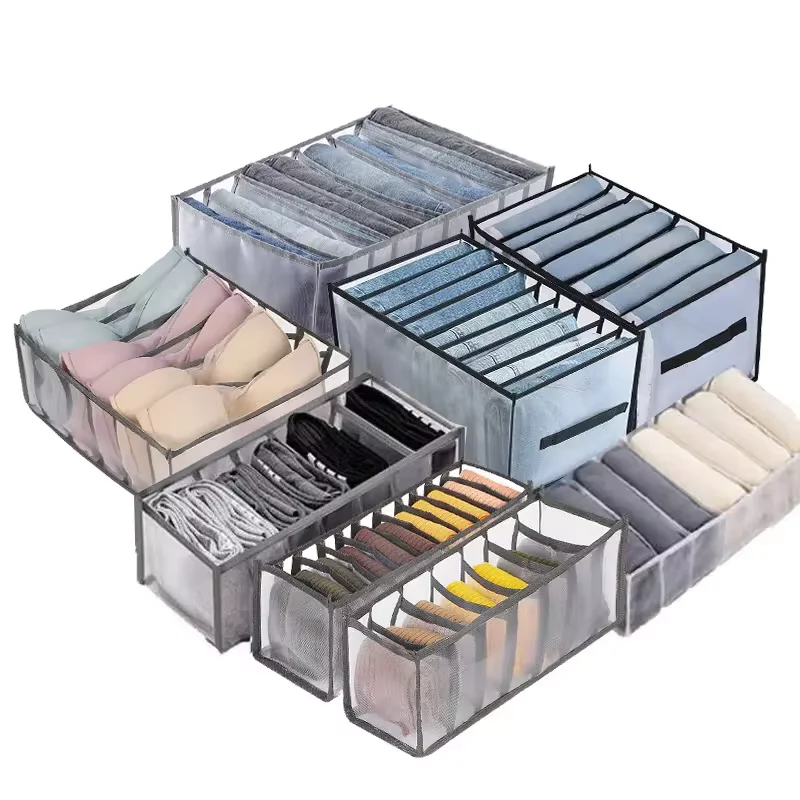Wholesale Trousers Clothing Jeans Storage Box Wardrobe Clothes Organizer