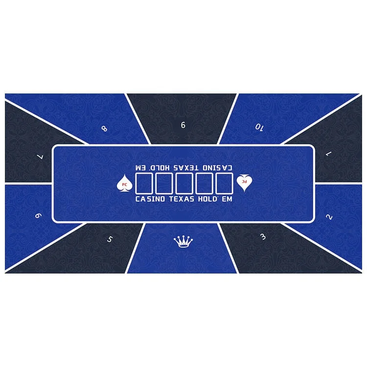 2024 OEM покер профессиональный пользовательский размер и дизайн на заказ натуральный резиновый покерный стол для игры в